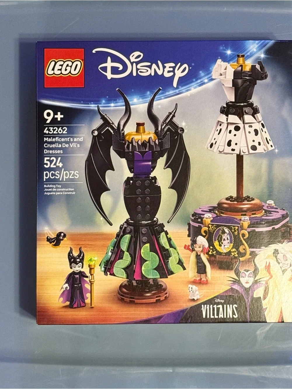NWT LEGO Disney Villains Maleficent & Cruella De Vil’s Dresses 43262 NEW